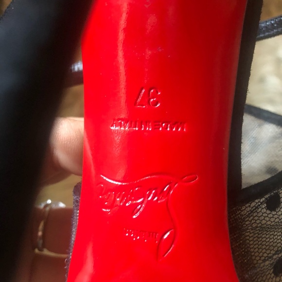 Christian Louboutin's black Acide pumps 37 - Picture 4 of 7